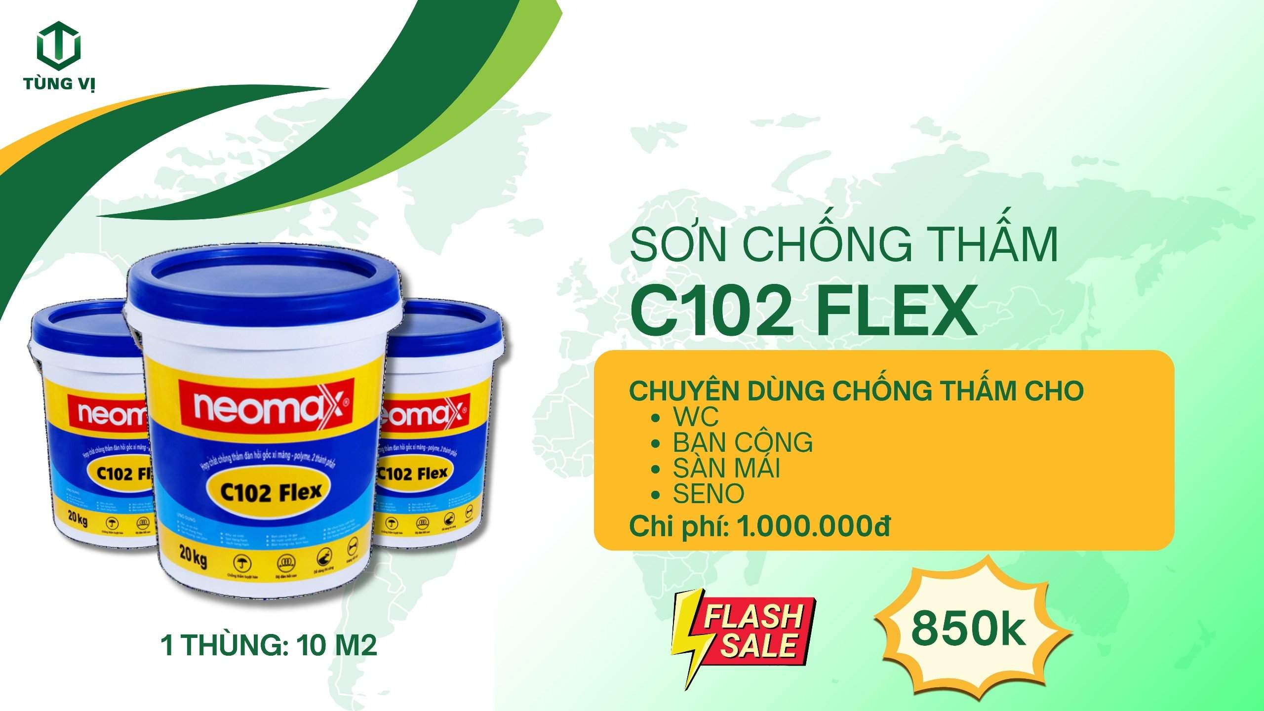 sơn chống thấm neomax c102 flex