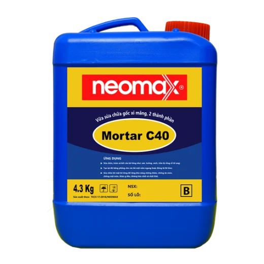 vữa sửa chữa sàn tự vá neomax mortar c40 tại bắc giang